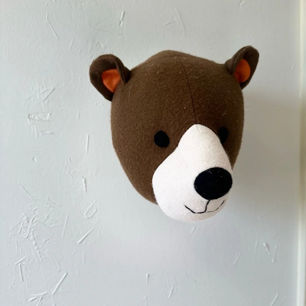 Target Brown and White Bear Wall Decor